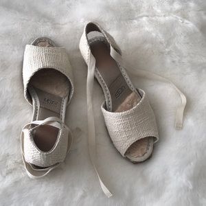 UGG Espadrilles Sandals Tan/Cream